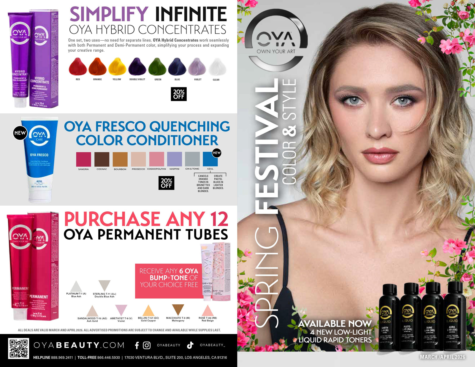 March / April Promotions