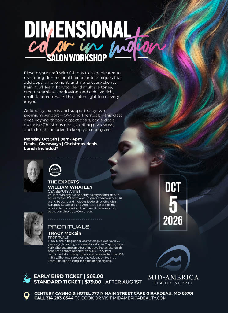 DIMENSIONAL: Workshop October 5th - Girardeau, MO