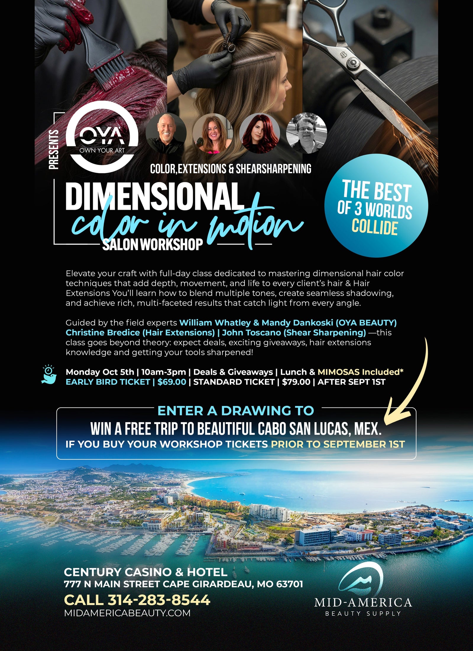 DIMENSIONAL: Workshop October 5th - Girardeau, MO
