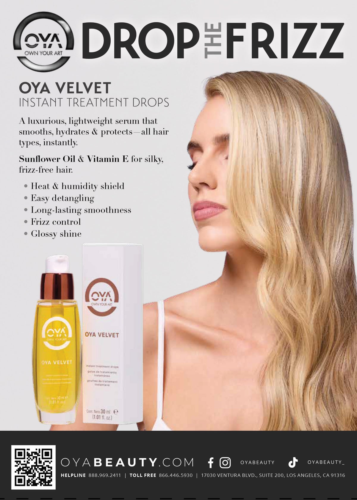OYA Velvet Instant Treatment Drops 30ml
