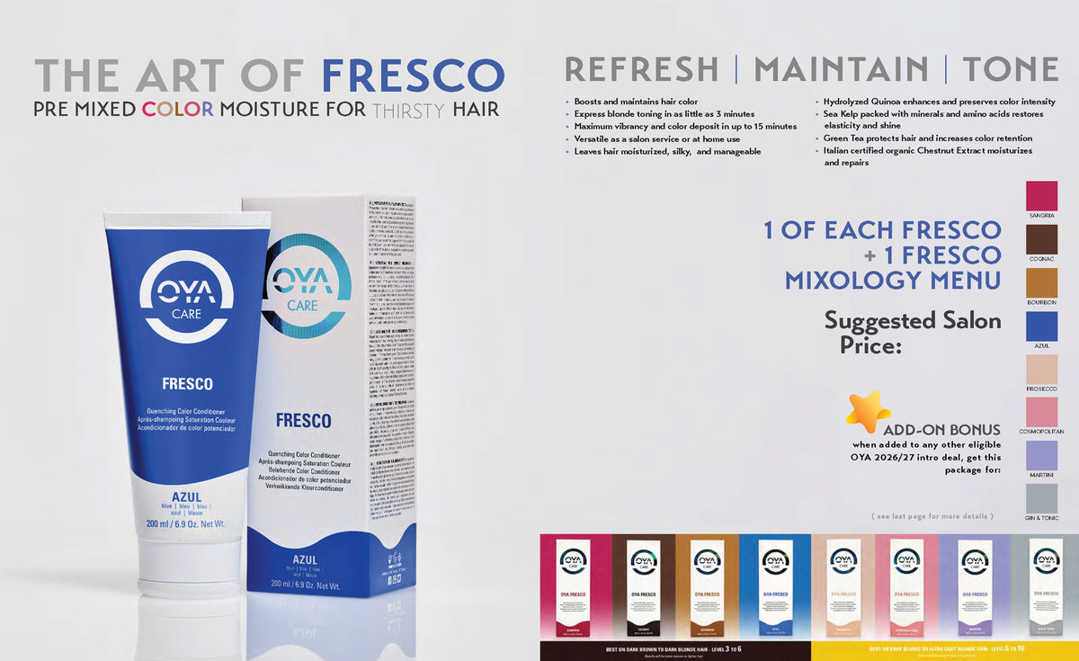 2026/2027 OYA Fresco Quenching Color Conditioner Intro
