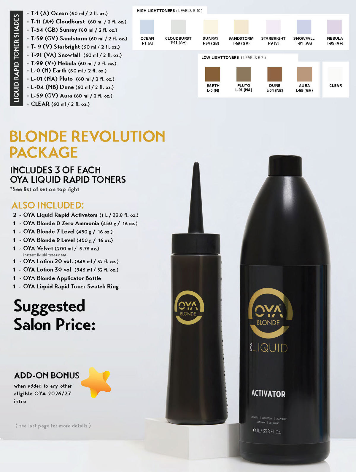 2026/2027 Blonde Revolution Package