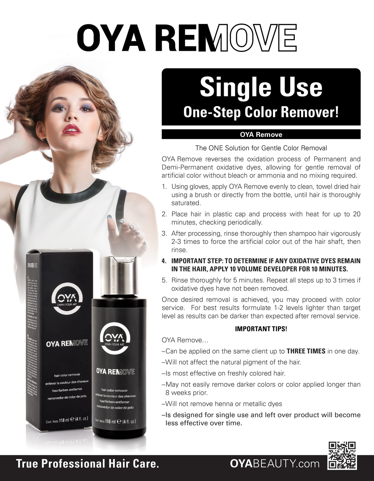 OYA Remove (118 ml / 4 fl. oz.)