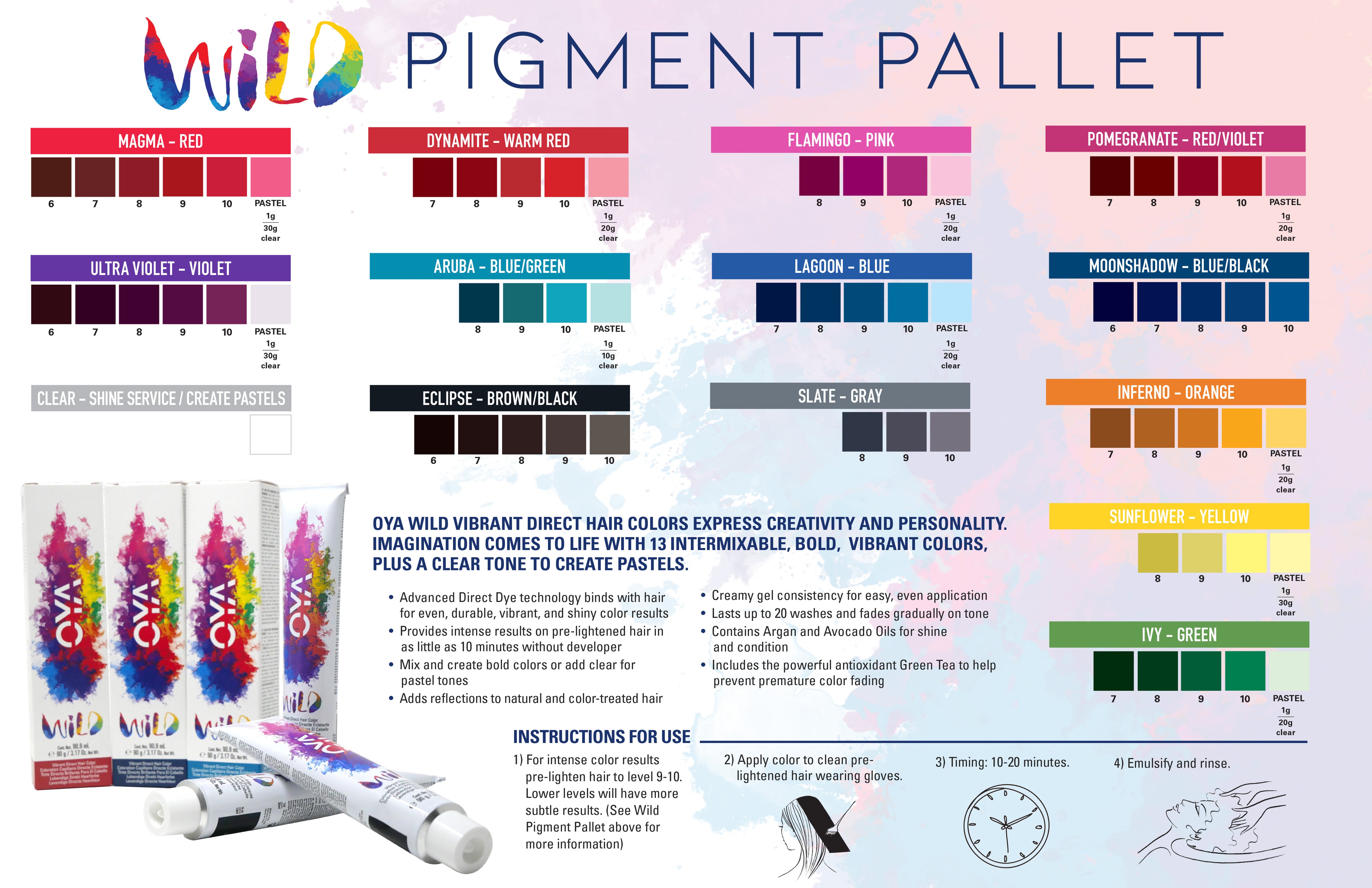 OYA Wild Direct Color Slate (90 g / 3.17 oz.) - OYA Beauty